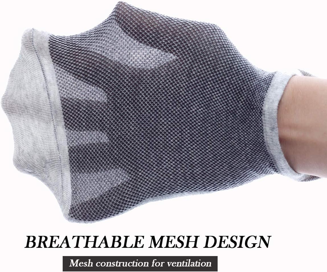 JORMATT Mens No Show Socks Loafer Low Cut Casual Cotton Socks With Non Slip Grips - Image 5