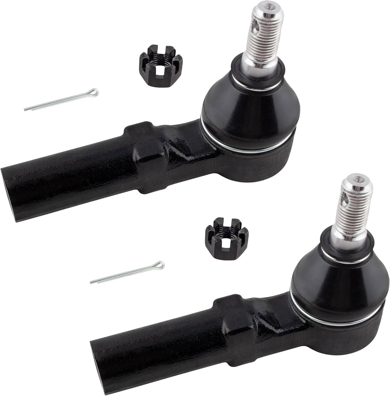 BOXI 2pcs Front Outer Tie Rod End Links Fit for Saturn L100 2001-2002/L200 2001 2002 2003/L300 2001 2002 2003 2004 2005/LS LS1 LS2 LW1 LW2 2000/LW200 LW300 2001 2002 2003 | ES800073