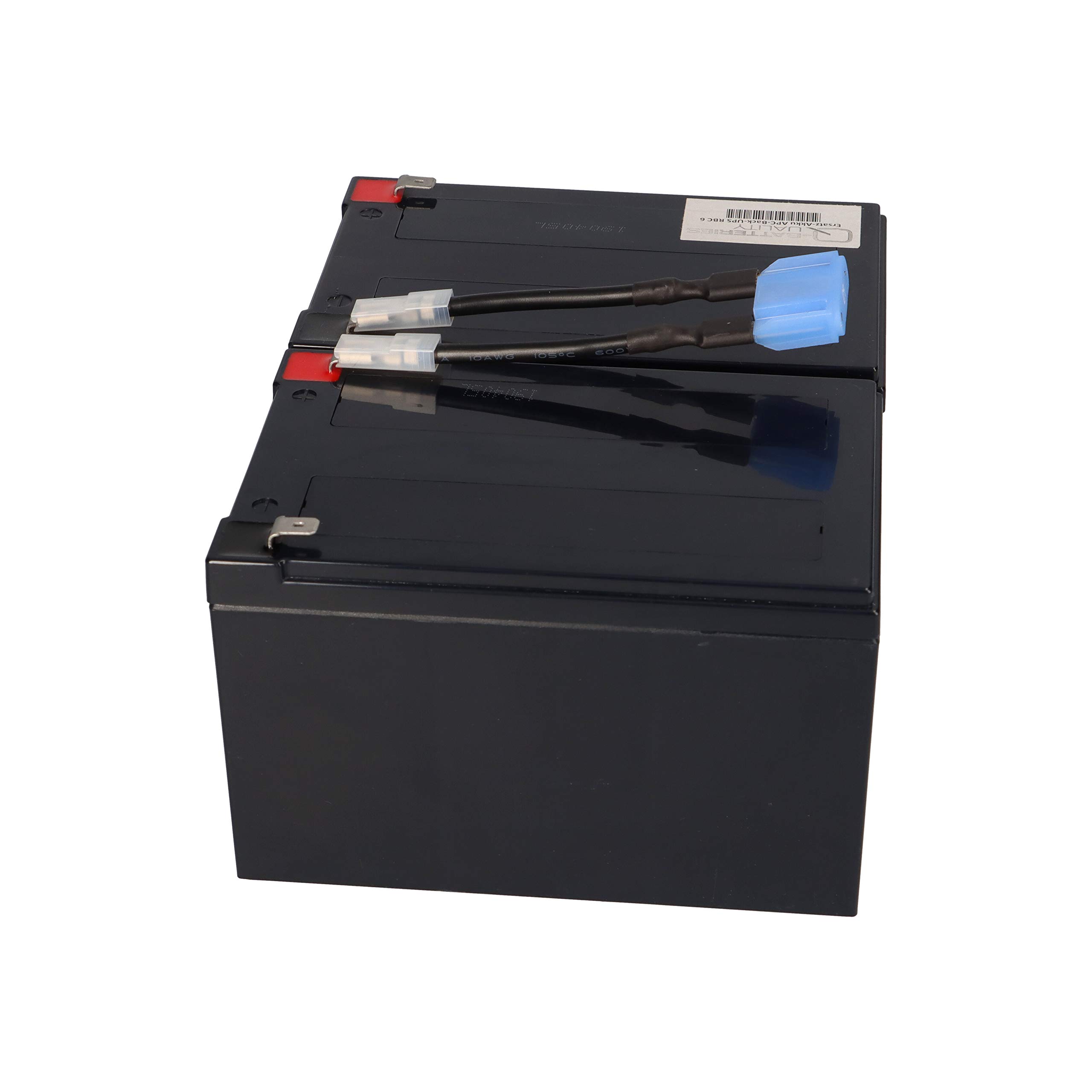 WSB Ersatzakku USV RBC6 RBC 6 BK1250, BP1000I, BP1400, SMC1500I, SMT1000i, SU1000I, SU1000IBX120, SU1000INET, SU1000NET, SU1000RMI, SU1000RMINET, SU1000VS, SU700X167, SUA1000I, SUVS1000I