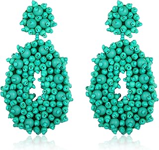 YBMYCM Statement Drop Earrings