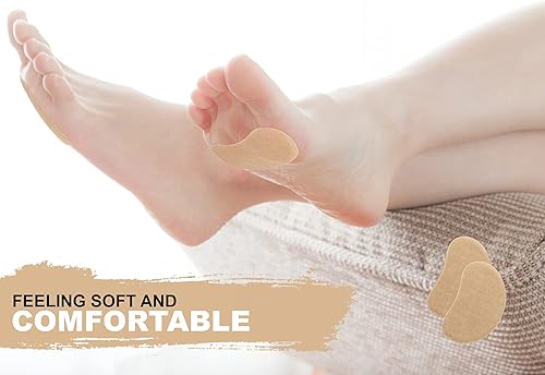 Miniatura 4 de Moleskin adhesivo para pies  vendajes ampollas almohadillas metatarsianas precortadas de riñón  3 pulgadas  Callo, talón, callos, prevención de