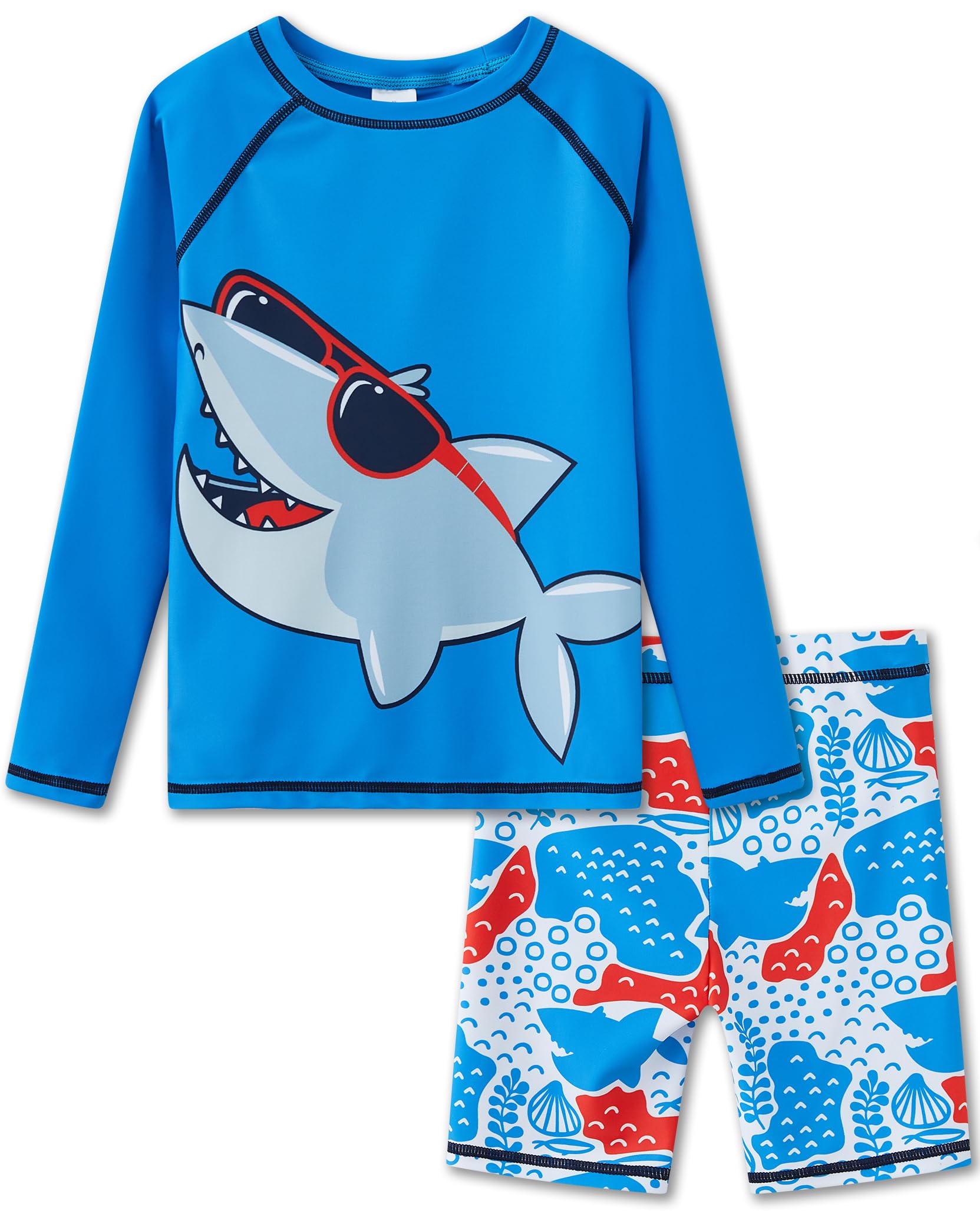 UMELOK Boys Rash Guard Sets Swimsuit