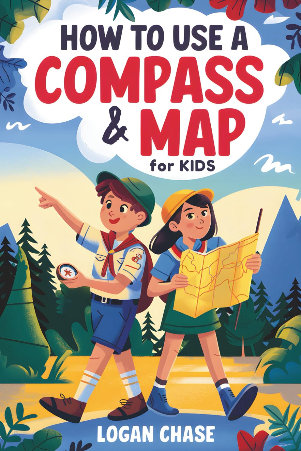 How to Use a Compass and Map for Kids: A Fun Guide to Map Reading, Navigation Skills, and Nature Exploration with Interactive Outdoor Games and Activities
