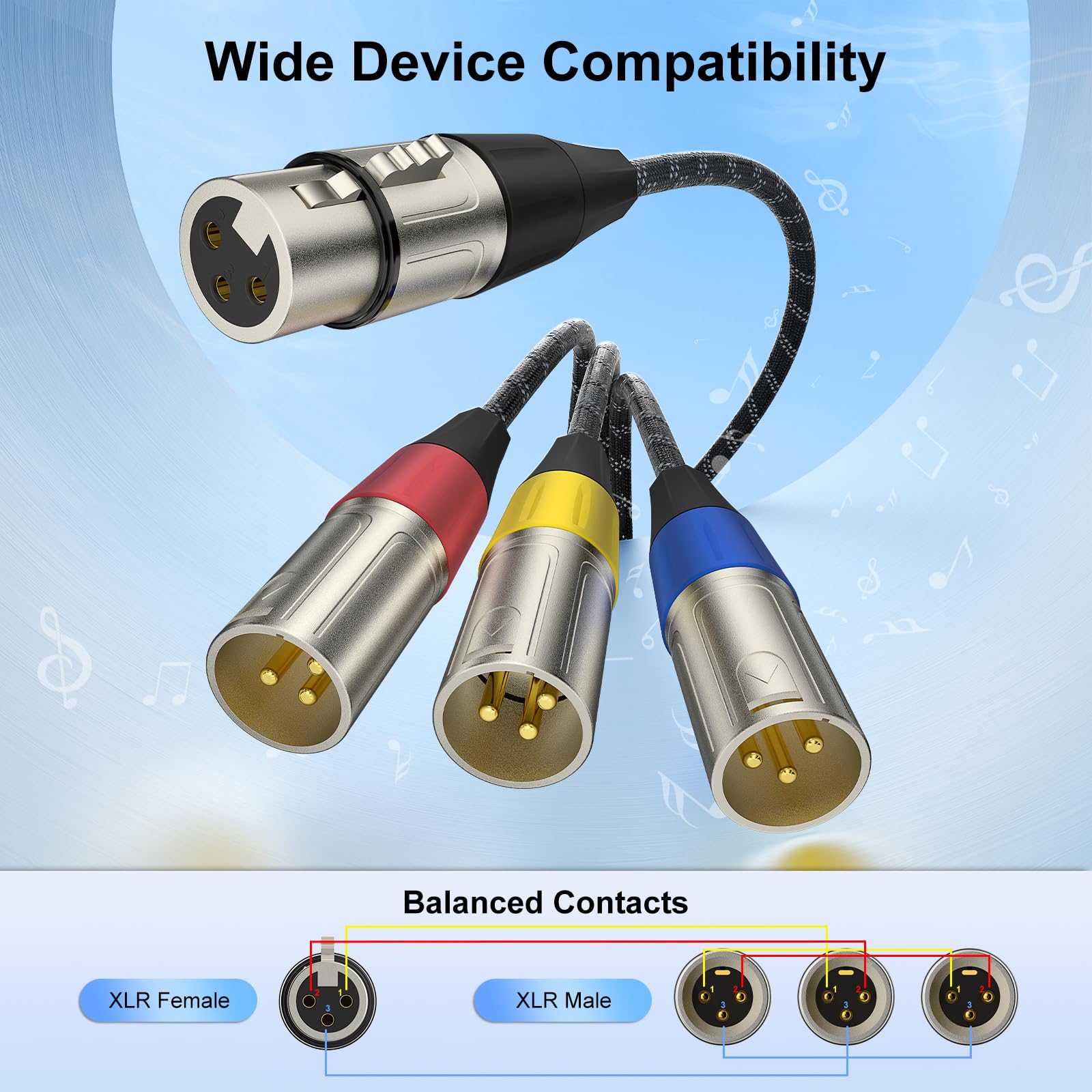 J&D XLR Splitter Cable - Image 3