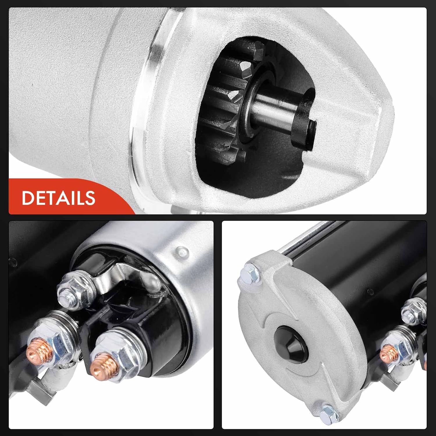 A-Premium Starter Motor Compatible with Ford F-150 F150 2017 3.5L, 12V 1.4KW 13-Teeth Clockwise, Replace# HL3T11000AB, HL3Z11002A