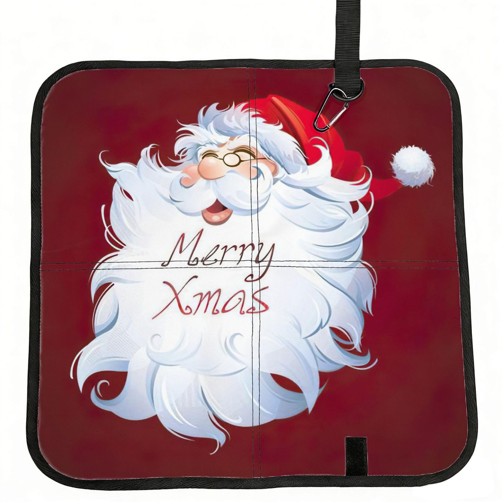 bghdfa Xmas Day Print Outdoor Sitting Mat Waterproof Oxford Cloth Seat Cushion Folding Foam Camping Seat For Picnic