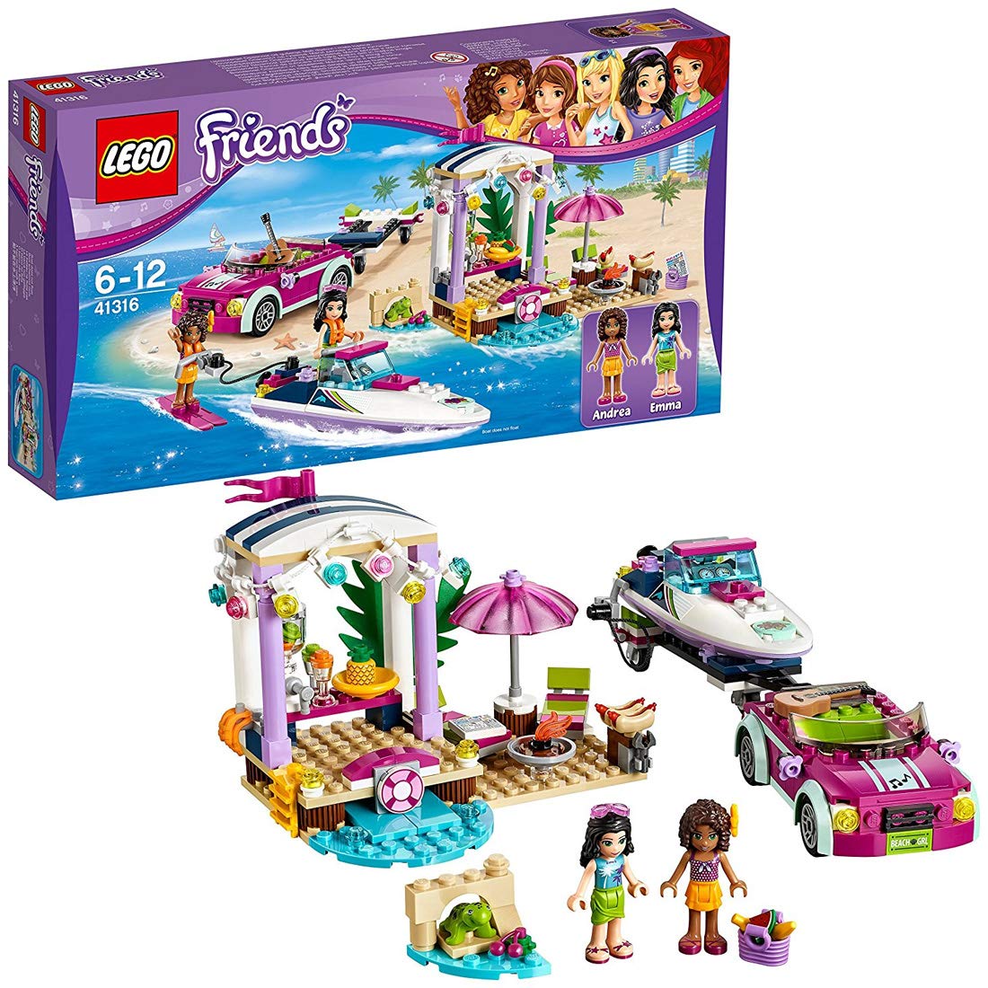 Amazon Lego Lego Friends Andrea's Speedboat LEGOUK 41316