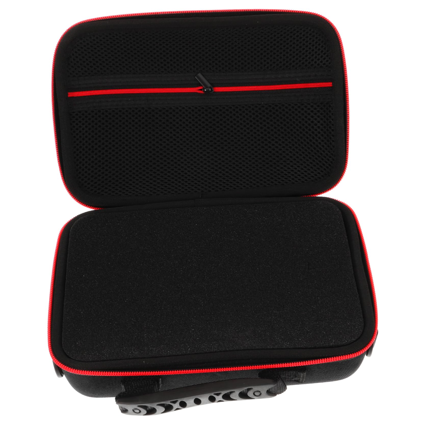 DOITOOL Borsa Porta Fotocamera Rigida Nera in Eva Oxford con Manico | Organizzazione Individuale per Dispositivi Digitali, Chiusura Zip, Formato Compatto per Accessori