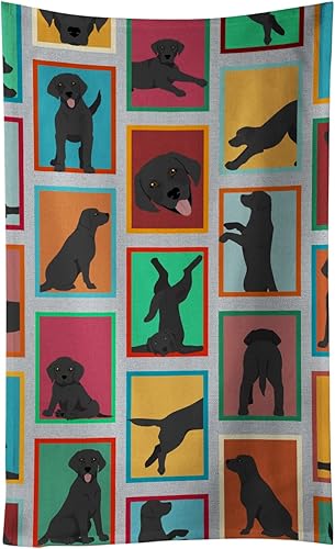 Miniatura 19 de Caroline's Treasures MLM1101KTWL - Lotes de color rojo y blanco Pembroke Corgi toalla de cocina Pembroke Paños de cocina toalla de mano toalla