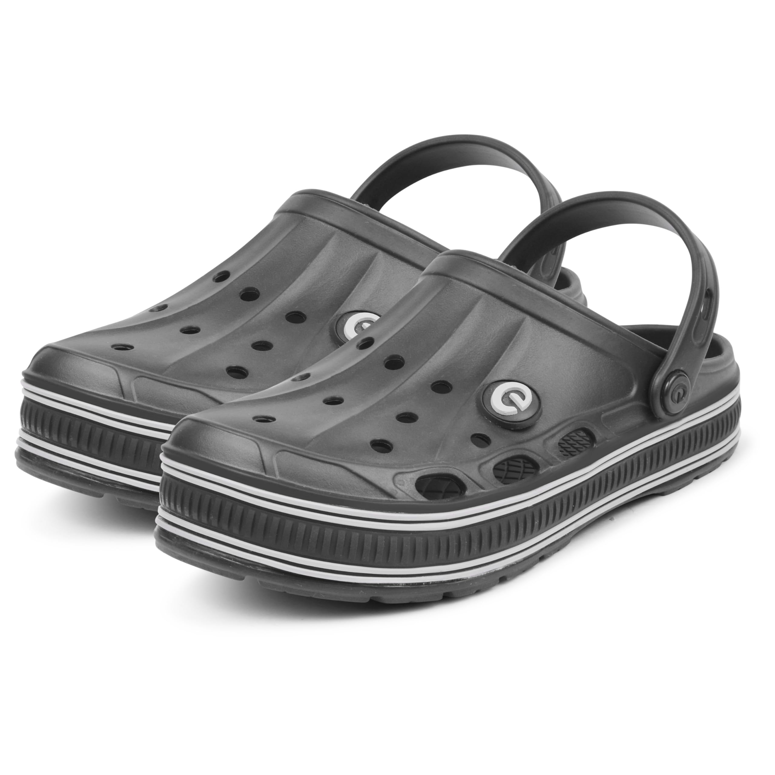 G&D GUYS & DOLLS Cr-2205 Evocks Men Clogs Comfortable Sandals with Adjustable Back Strap D-Grey (B0CWL2K6MZ) Amazon Price History, Amazon Price Tracker