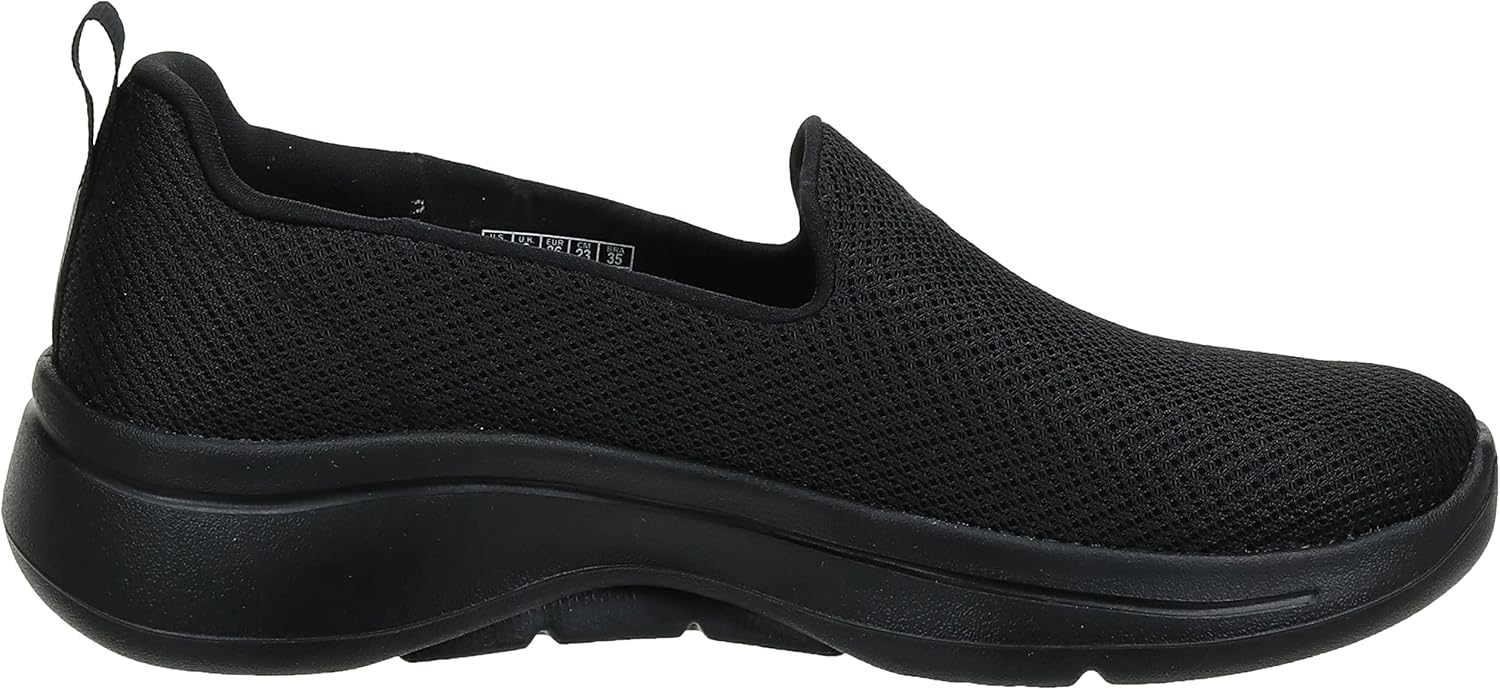 Skechers Women's Go Walk Arch Fit-Grateful Sneakers 7.5 Black