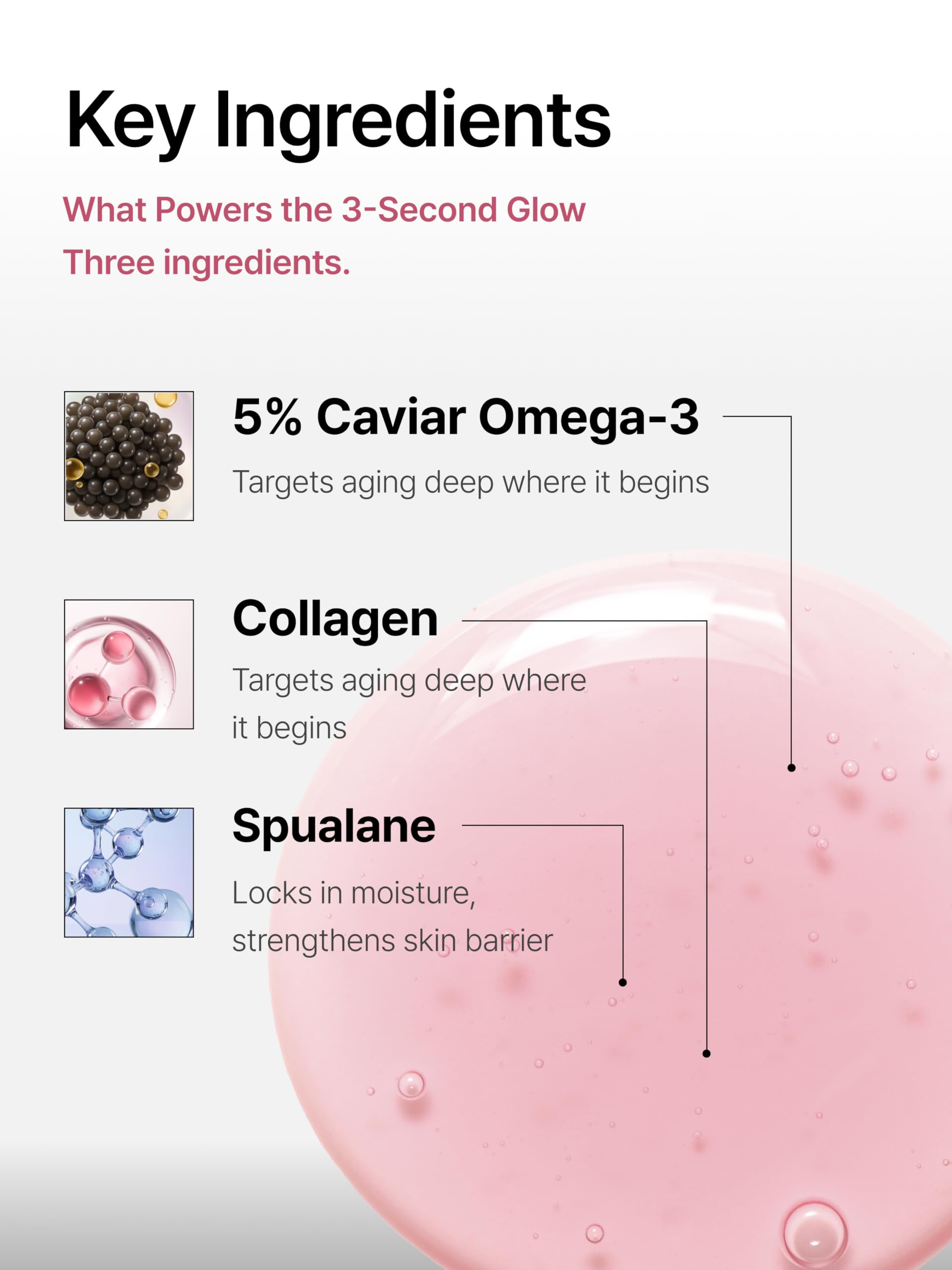 Caviar Glow Soothing Face Mist Serum Spray with Caviar & Squalane