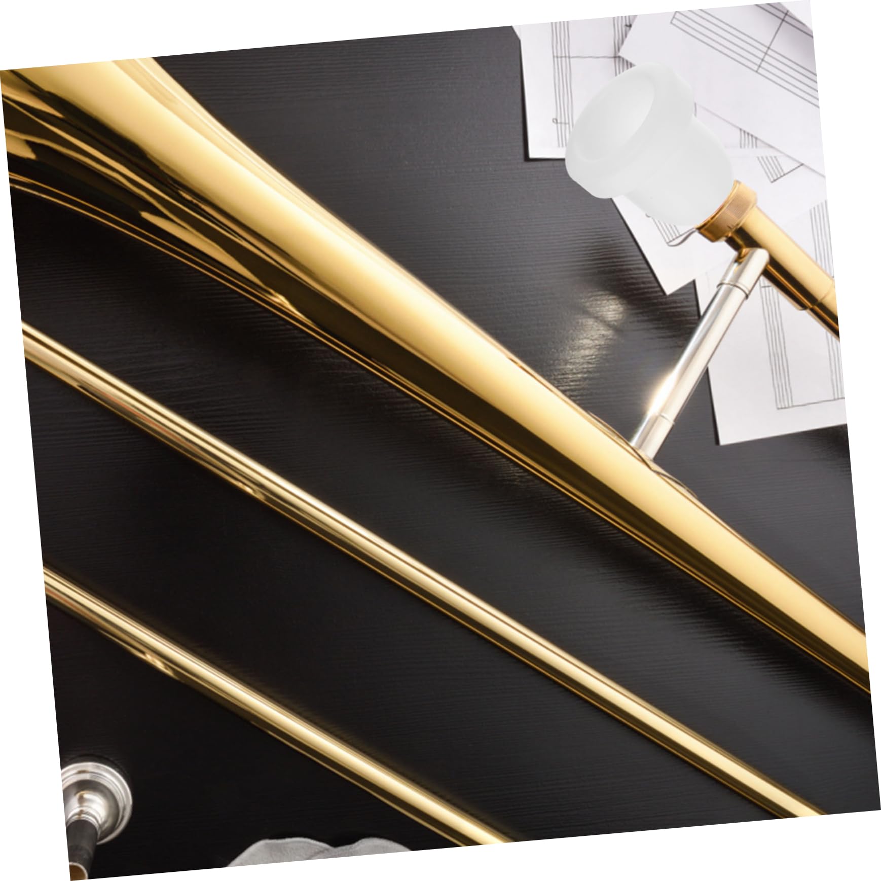 Garneck Beginner's Trombone Replacement Lightweight Small Size Easy to Carry Store