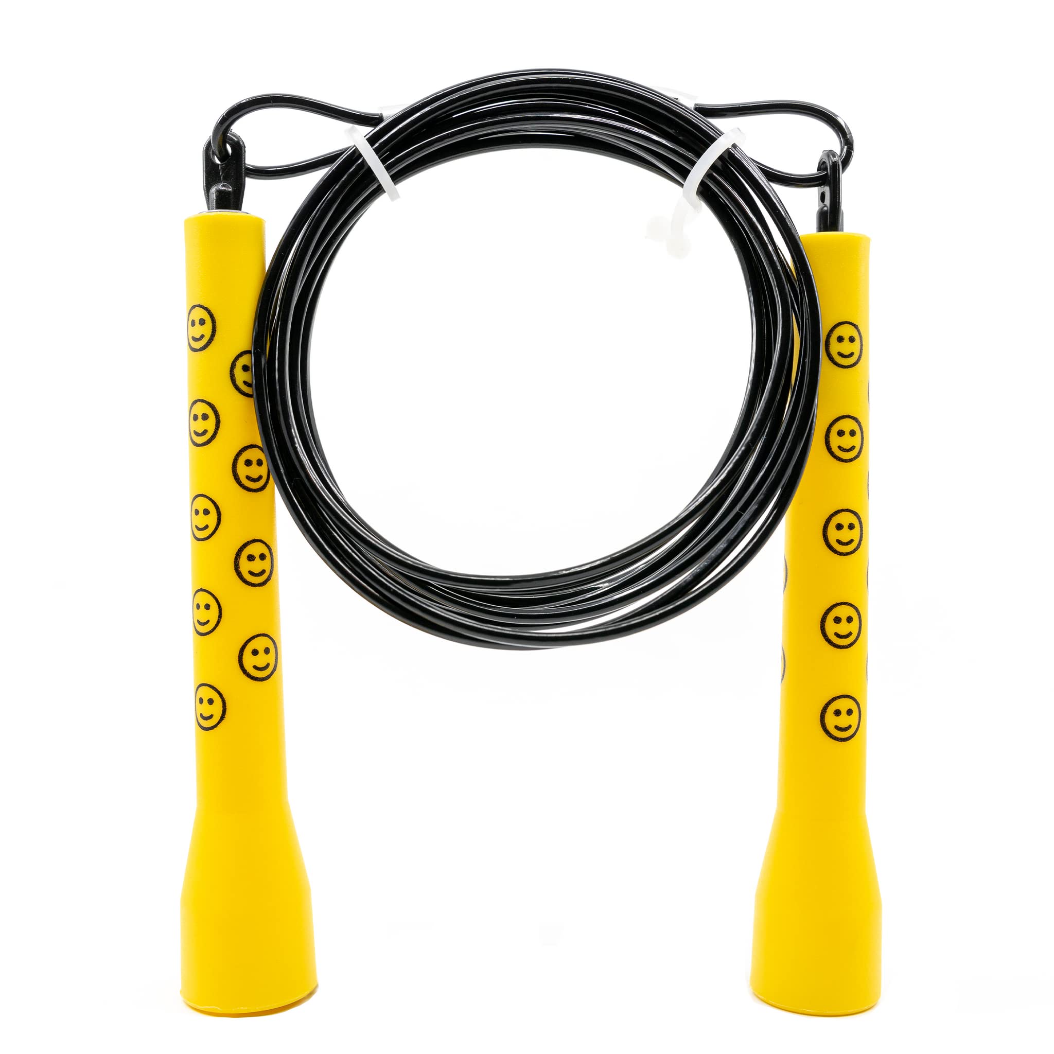 Double Under Wonder Smiley Happy People - Corda unisex per saltare velocità, 5'1"
