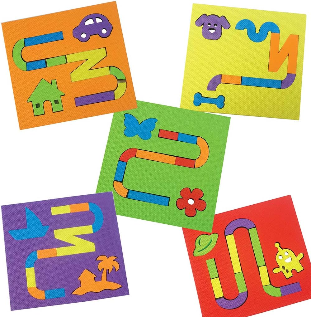 Mazelines Activity Kit and Puzzle (3 Years +) to Build Problem Solving and Spatial Recognition, 8 mm Foam (Multicolor)