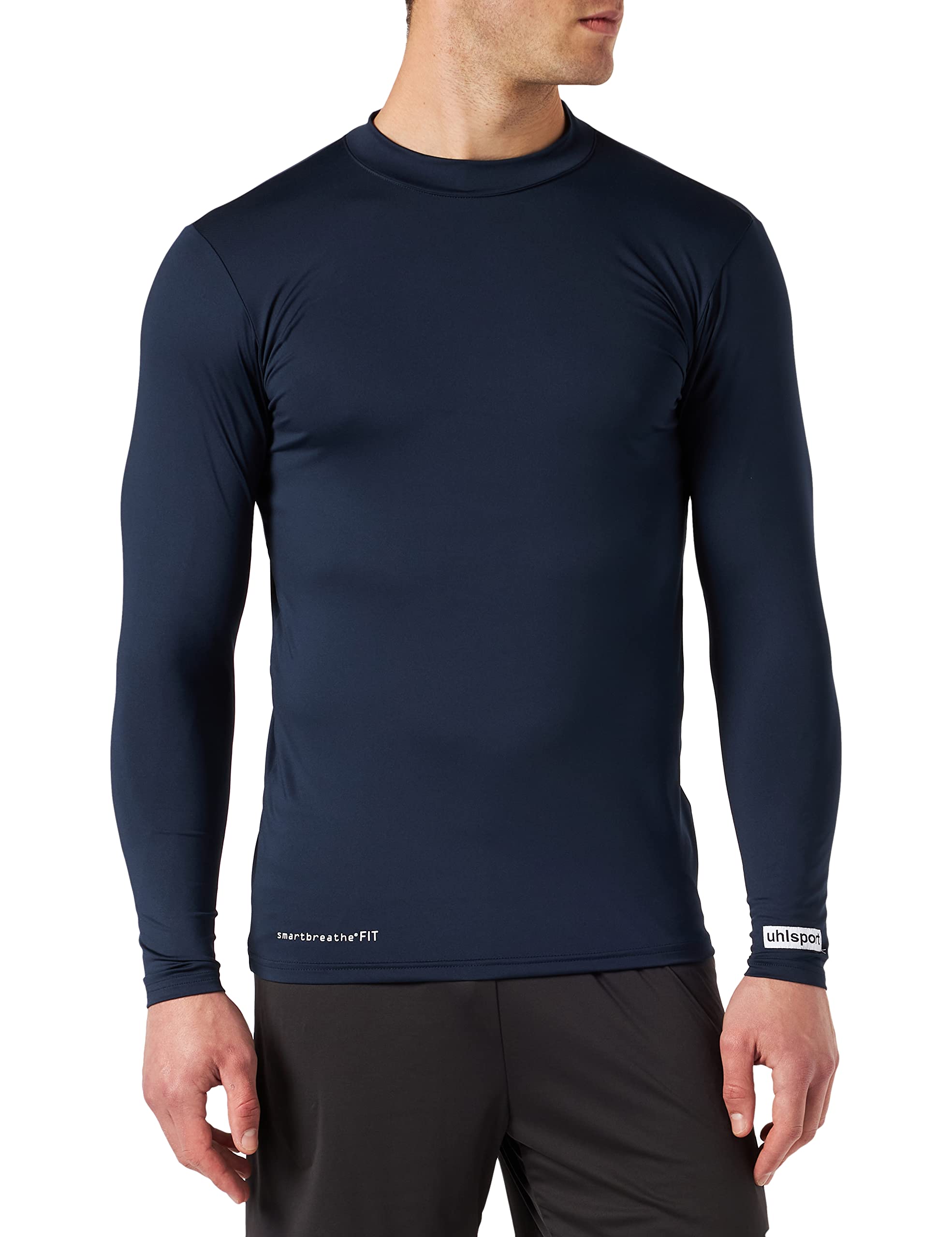 Uhlsport Men Distinction Colors Base Layer Shirt Men's Shirt - Marine, XXS