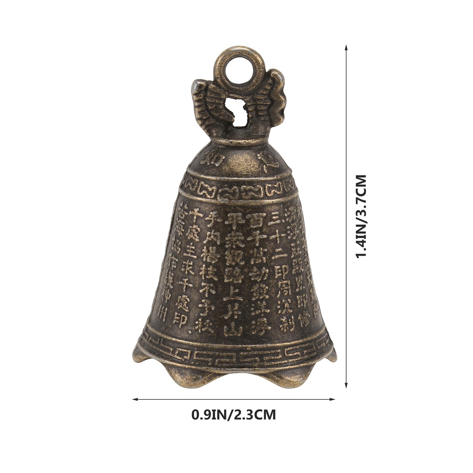 Kichvoe 30 Piezas Campanas Rústicas Antiguas para Carillón de Viento Colgantes de Campana para Manualidades y Decoraciones