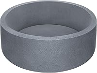 Vista 1 de TRENDBOX Esponja de espuma suave para interior redonda para pelotas enviadas desde Estados Unidos, gris oscuro