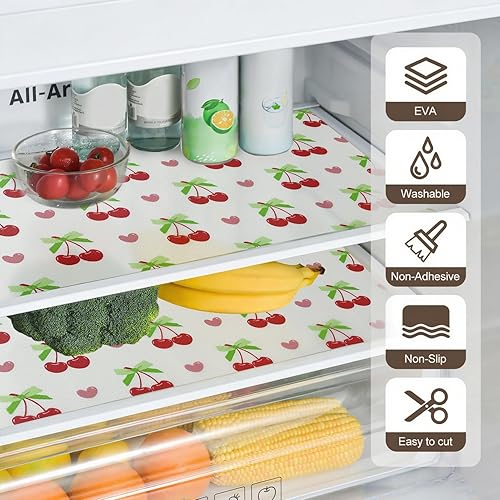 Miniatura 9 de Revestimiento de estante de flores de margaritas para armarios de cocina, forro de cajón no adhesivo, forro antideslizante para refrigerador,