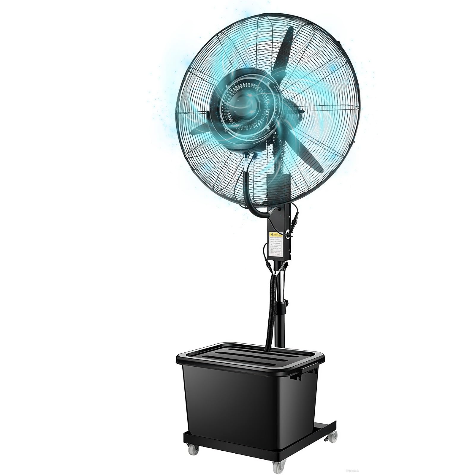JKJZSALJ Outdoor Cooling Fan With Large Water Tank,High Airflow Portable Standing Fan For Home & Commercial Use,650Mm,750mm