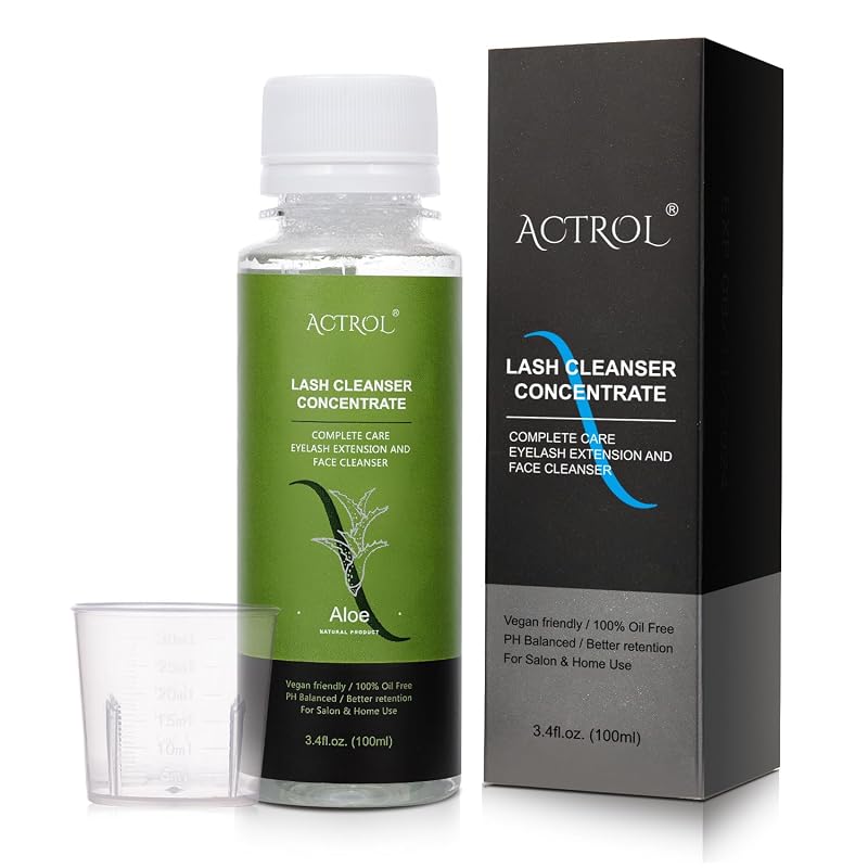ACTROL Concentrado para Limpeza de Cílios com Aloe Vera, 100 mL