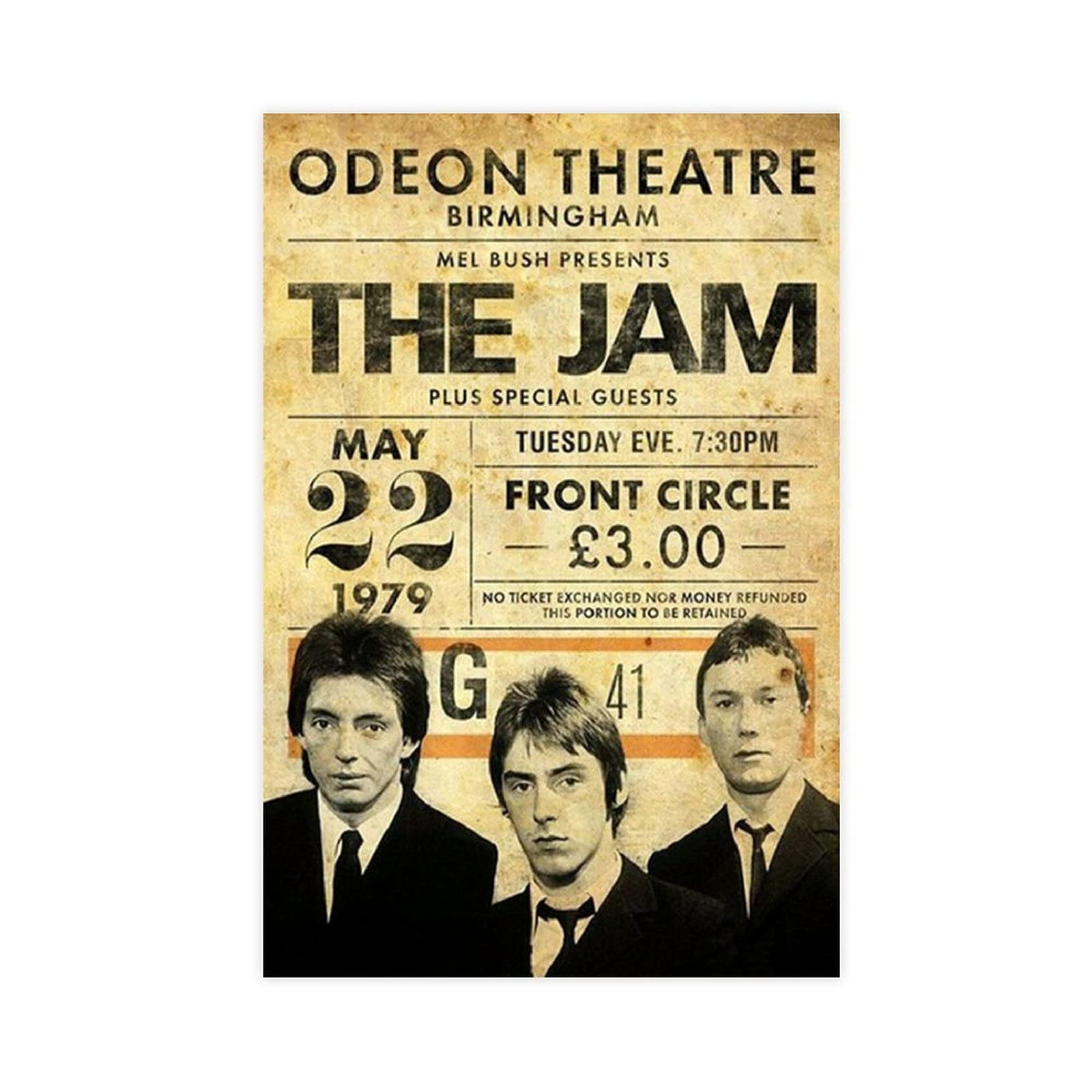 ATOT Paul Weller The Jam Poster Wall Art Home Decor Gifts for