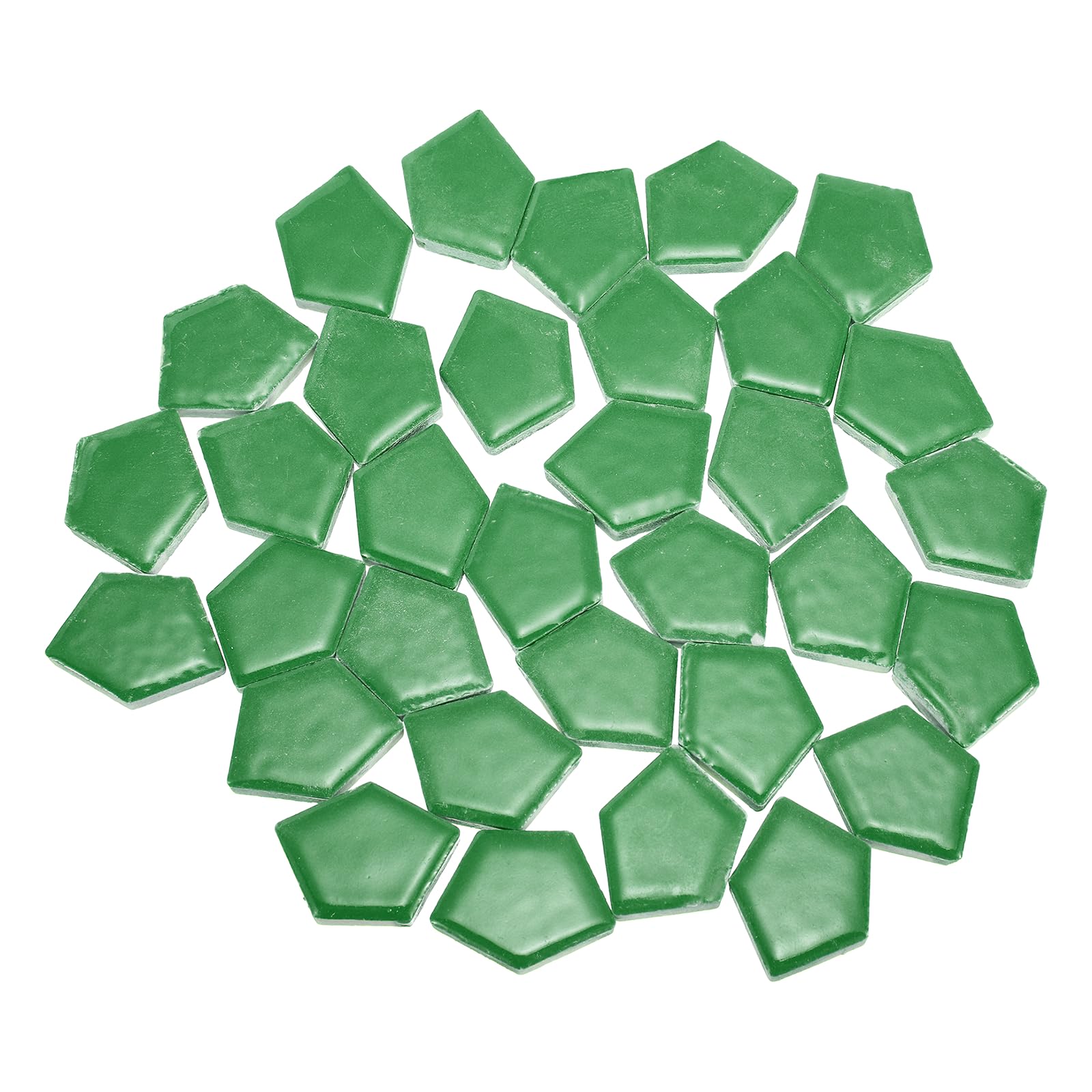 QUARKZMAN Piastrelle A Mosaico Ceramica 500G Pietre Mosaico Verde-Blu