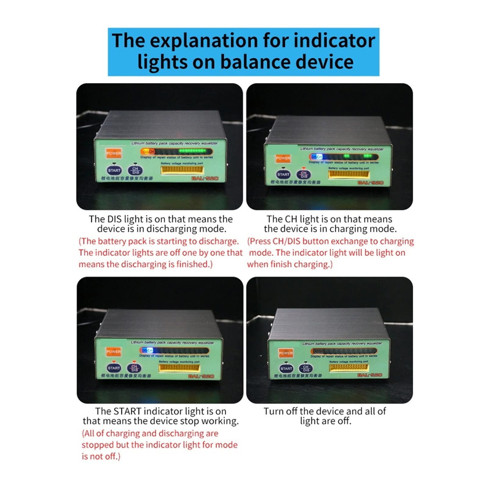 Batterietester, 5-V-Lithiumbatterie Kapazitätswiederherstellung Maschinengleichgewicht Reparaturen Instrument Lithium-Eisen-Phosphat Und Equalizer Ternary Two Types(Ternary battery)