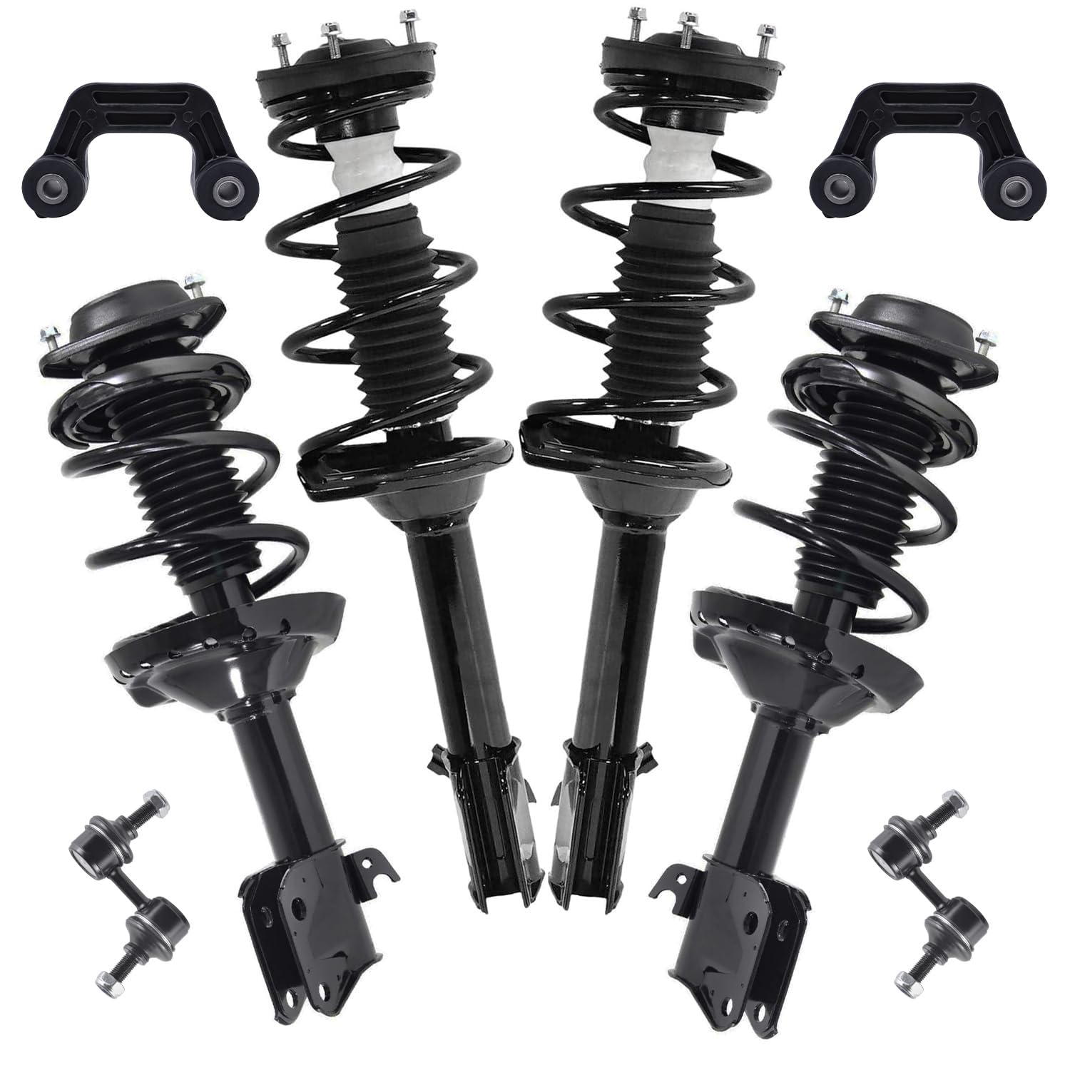 Detroit Axle - Front Rear Suspension Kit for 2004-2007 Subaru Impreza