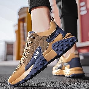 WIWIDANG Vuevo Air - Zapatillas ortopédicas para hombre, transpirables, antideslizantes, resistentes al desgaste, ligeras, para correr, Negro , 40 EU : Amazon.es: Moda