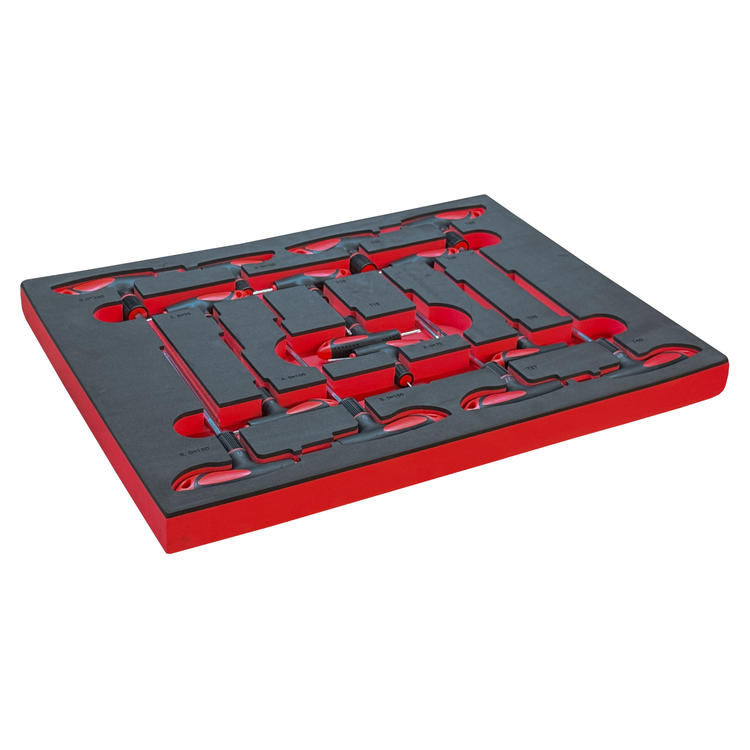 Sogi TER-07 Assortimento di 15 utensili - chiavi maschio esagonale bombate - chiavi maschio Torx - con impugnatura