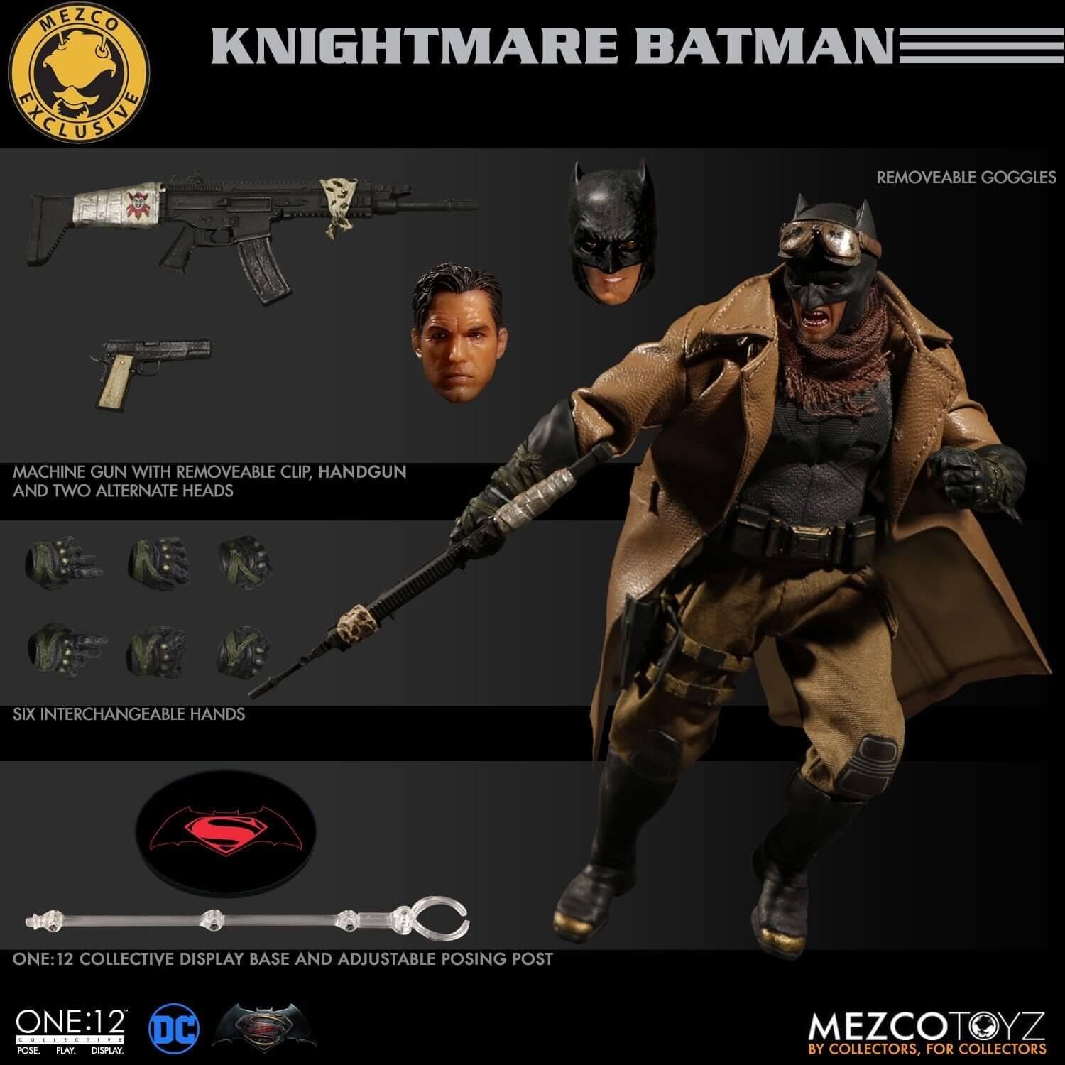 Mezco The One:12 Collective Knightmare Batman