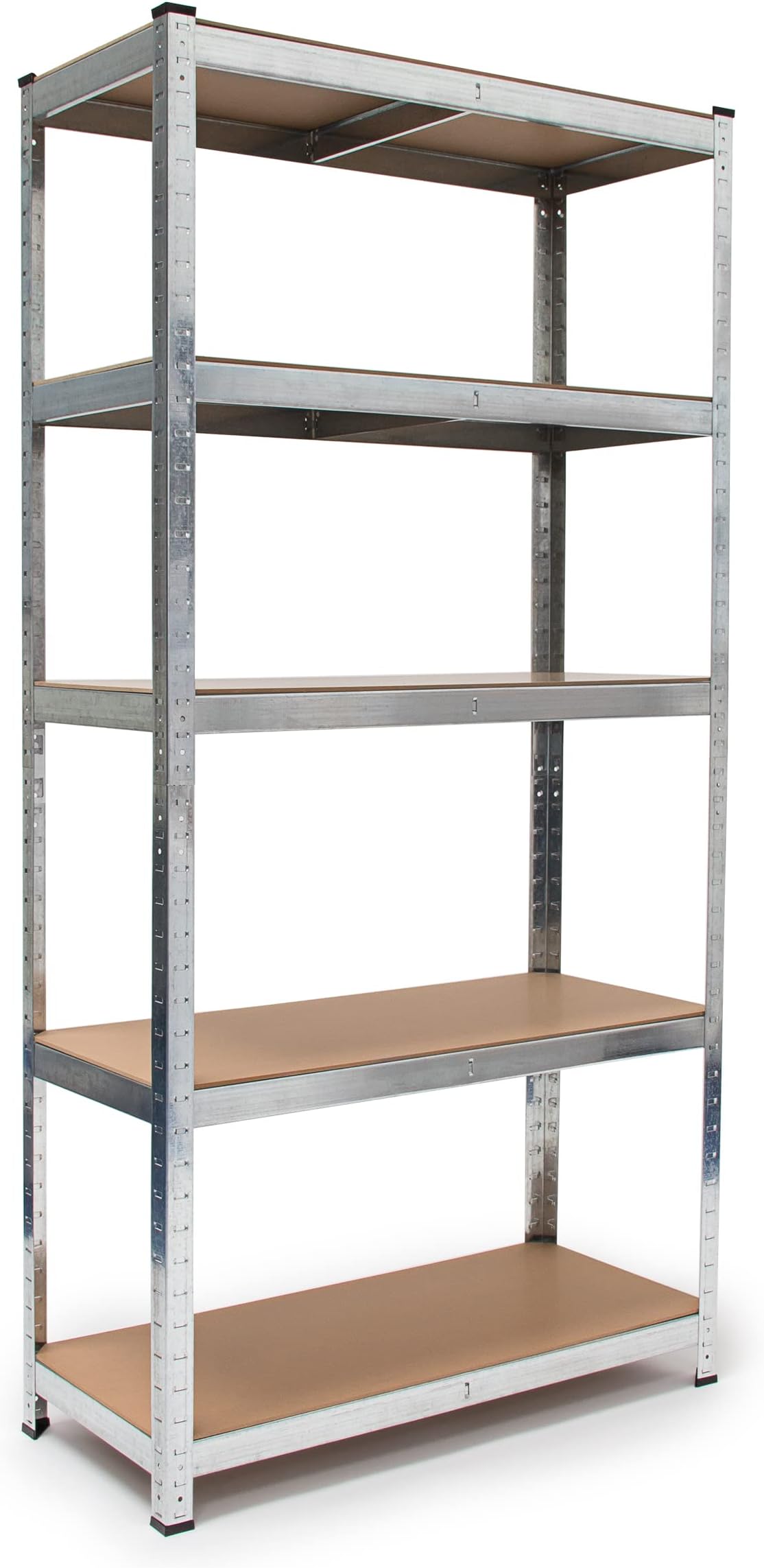 Relaxdays Étagère à Charges Lourdes, Lot De 2, 5 Niveaux, 180x100x30 Cm