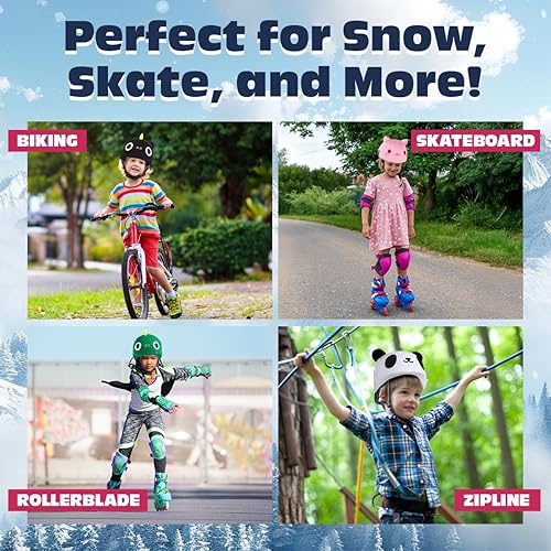 Miniatura 7 de YCONNECT Funda para casco de esquí, adecuada para cascos de esquí, snowboard, patineta, regalos divertidos y divertidos para niños y adultos