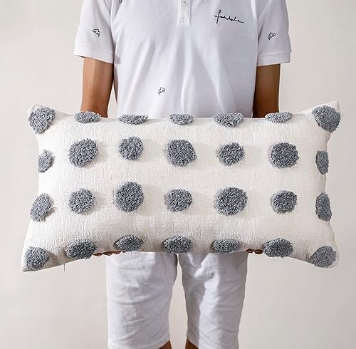 Miniatura 2 de Fundas decorativas de cojín lumbar de 12 x 24 pulgadas, fundas de cojín largas de felpilla súper suave para casa rural, sofá, cama, sala de estar,