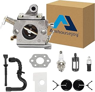 MS170 Carburetor with Air Filter Fuel Oil Filter Fuel Oil Line Spark Plug Fit for Stihl MS180 017 018 MS170C MS180C Chainsaw C1Q-S57A C1Q-S57B 1130-120-0603