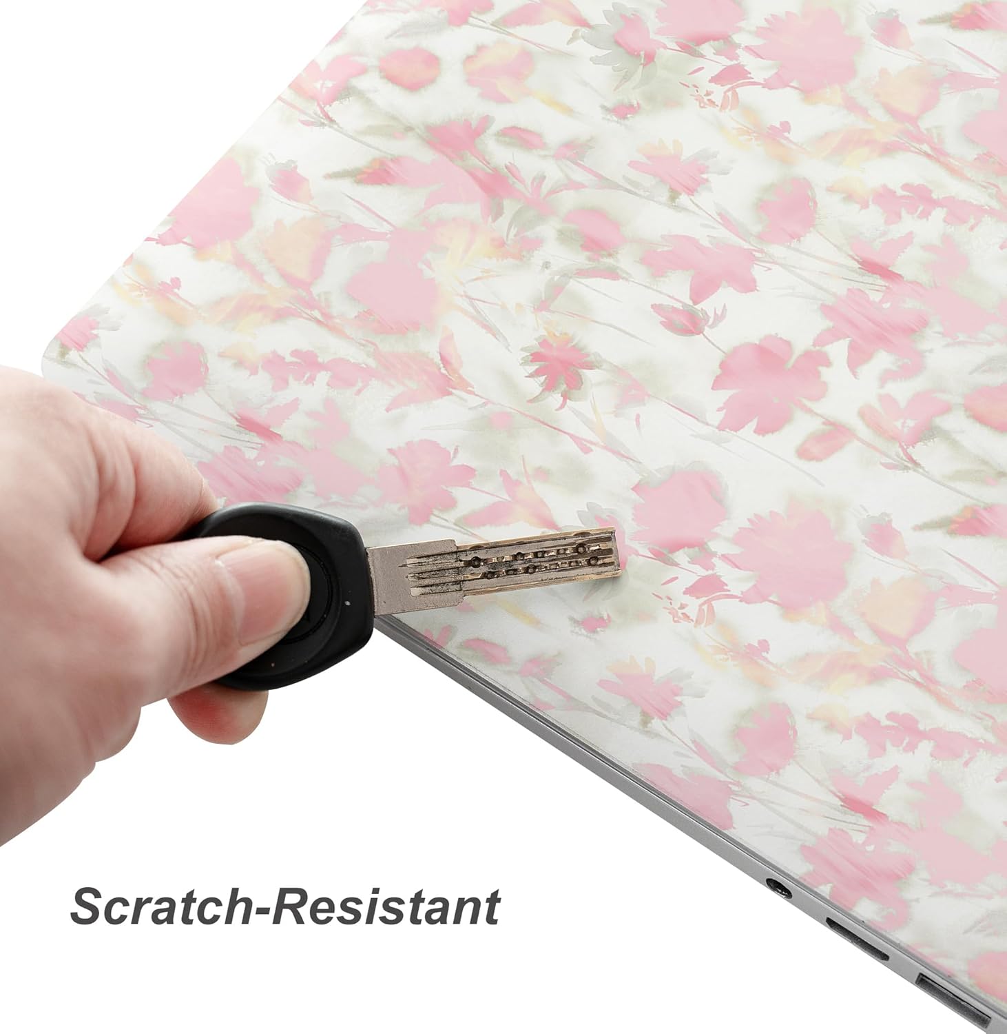 Universal Laptop Skin Protector,Scratch Resistant,Removable Adhesive,Fits Up to 15.6” Laptops - Customizable for Smaller Sizes | Multiple Designs Available (Soft-hued Floral, 15.6 inch) Soft-hued Floral 15.6 inch image 3 of 8 B0F3CN658C