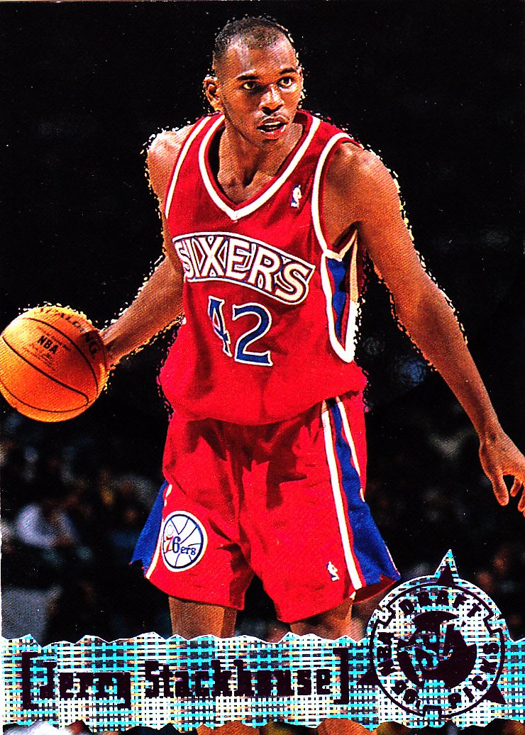 Amazon.com: 1995-96 TSC JERRY STACKHOUSE RC ROOKIE CARD : Sports