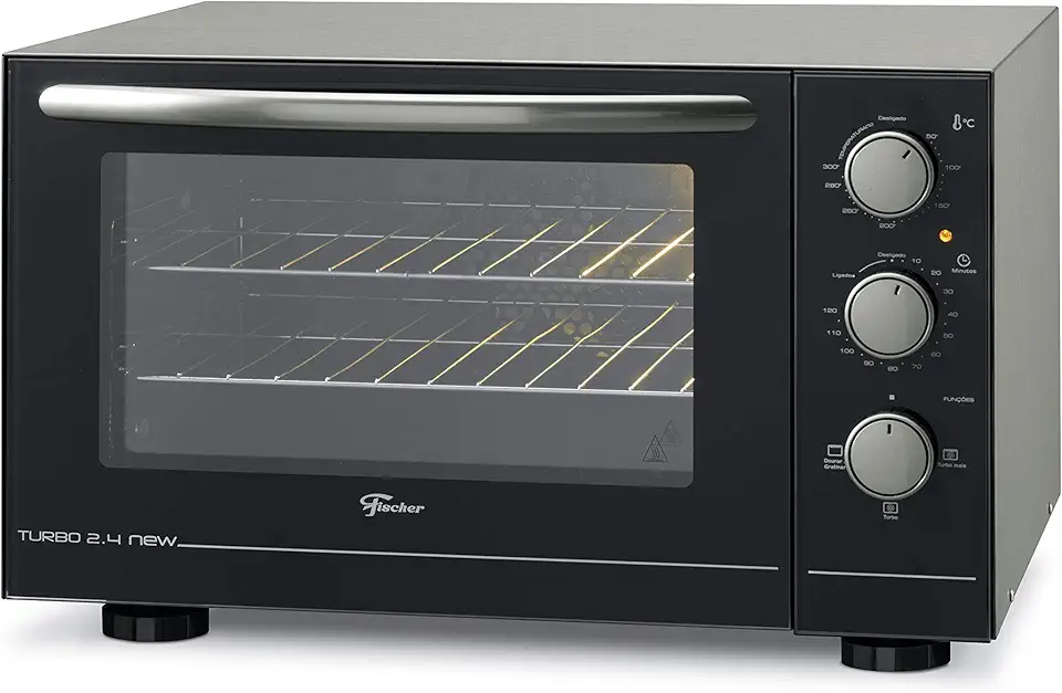 FISCHER FORNO ELÉTRICO BANCADA TURBO 2.4 NEW 48L INOX AIR FRYER 127V - 26573-58033