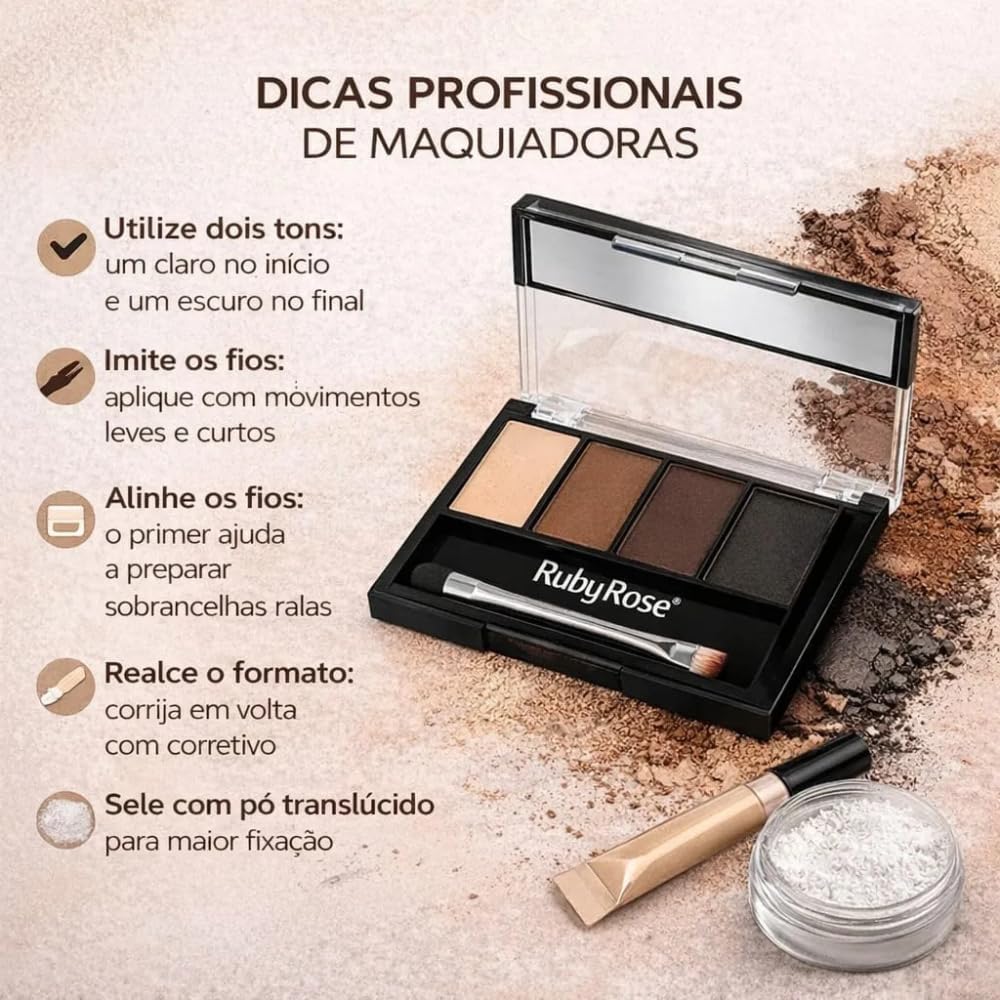Ruby Rose - Sombra De Sobrancelha Hbf572. | Amazon.com.br