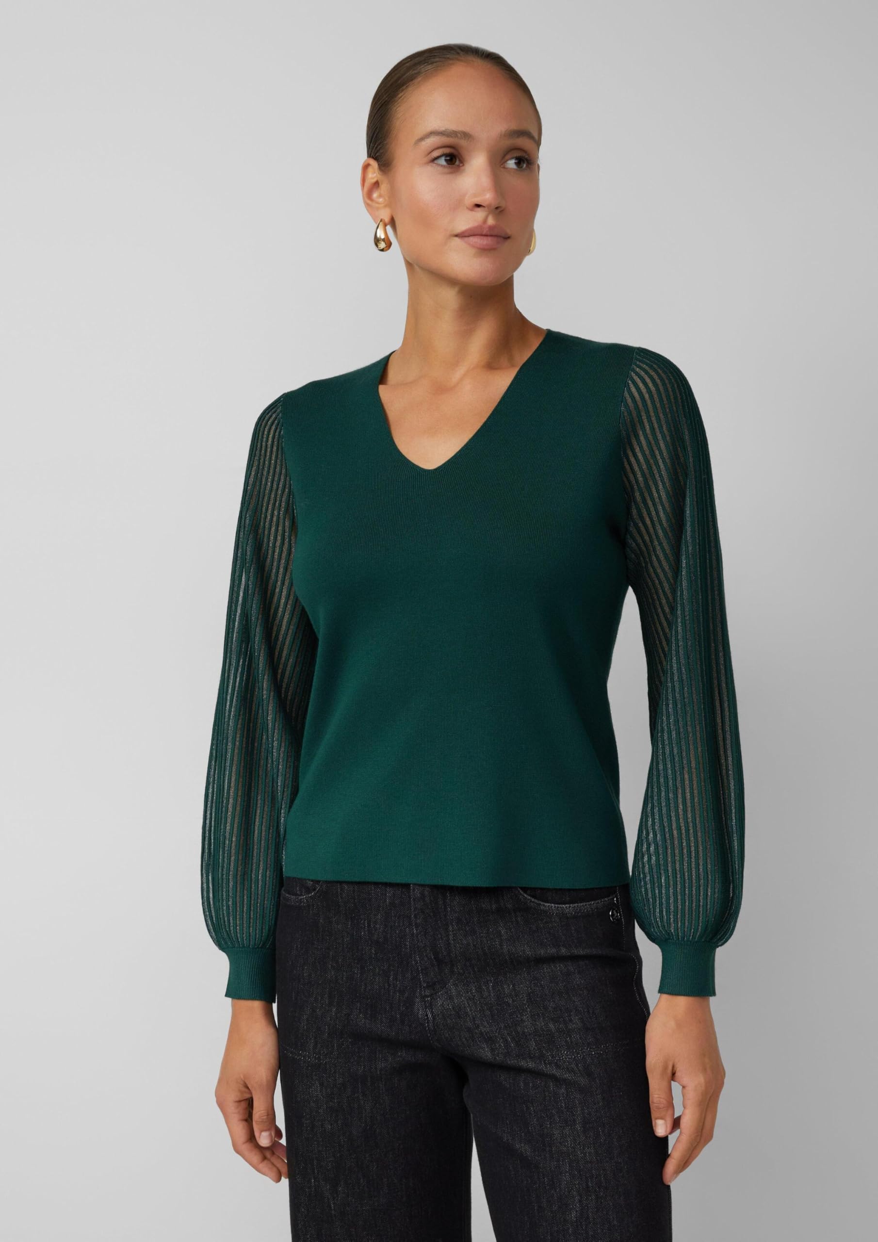 s.Oliver Damen 2175570 Pullover Langarm