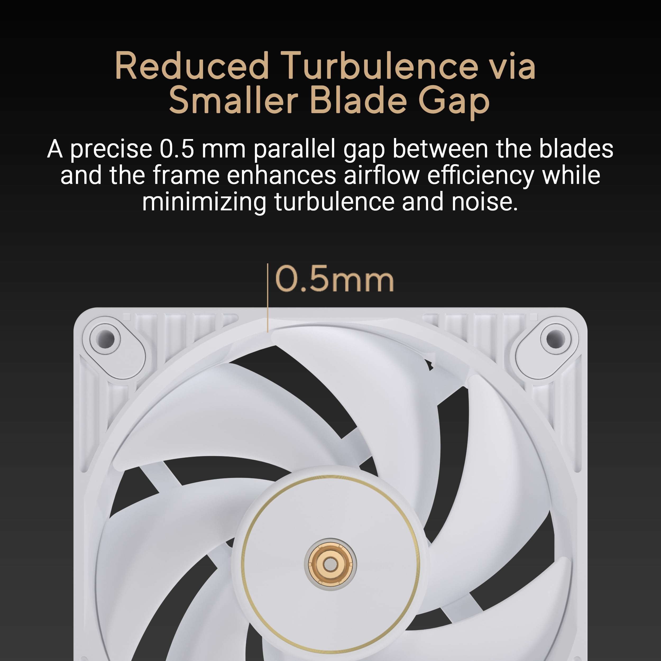 ASUS ProArt PF120 White Edition - Confezione da 3 ventole PWM da 120 mm, 3000 giri/min, flusso d'aria elevato/pressione statica, catena a margherita, controller