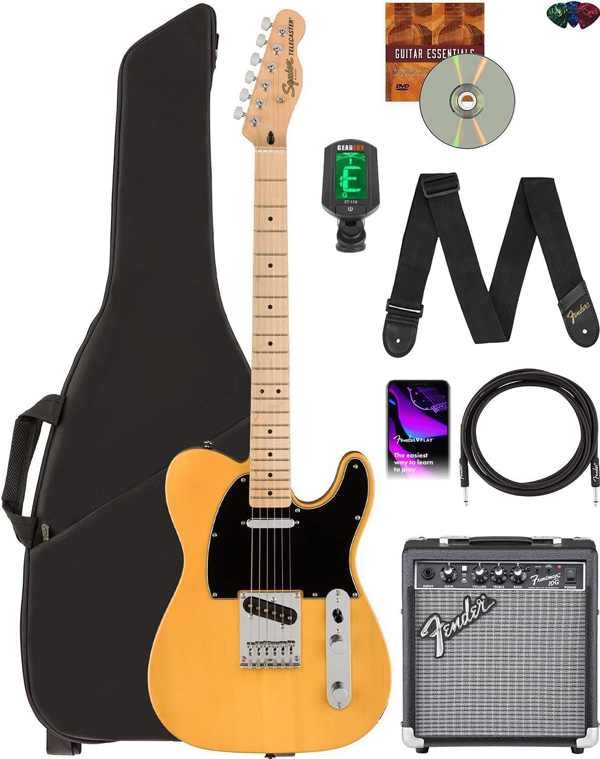 Amazon.com: Fender Affinity Series Telecaster - Butterscotch
