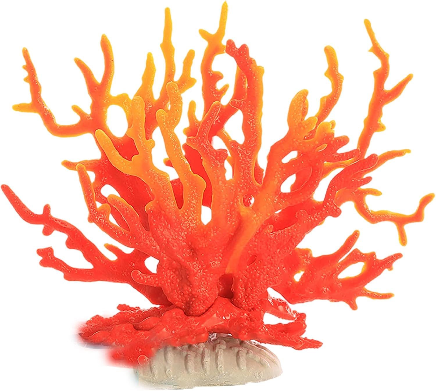 Artificial Coral Aquarium Ornaments Vibrant Resin Coral Decorations(Pink)