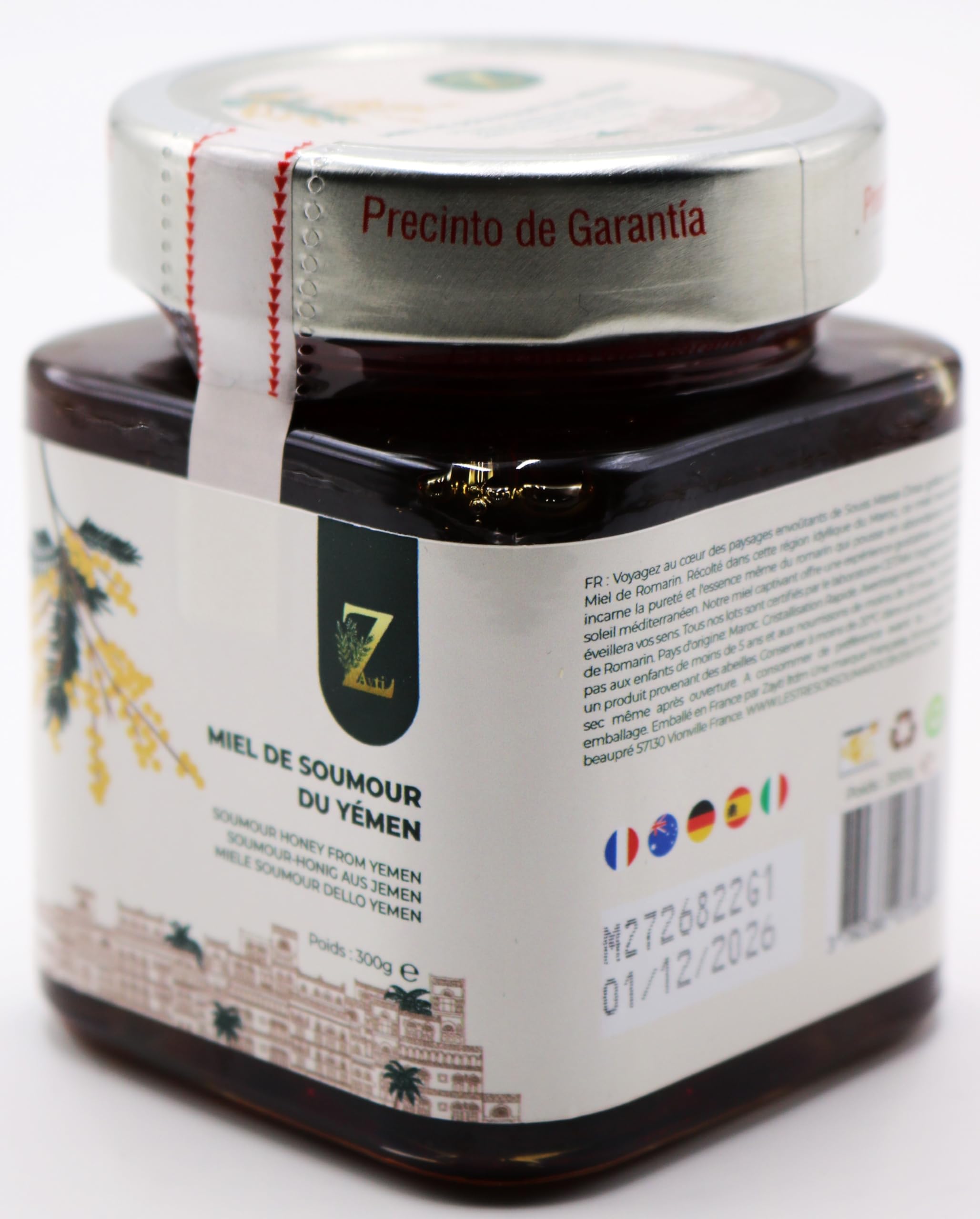 Miód De Soumour z Jemenu -300g - rzadki i unikalny miód - 100% naturalny, zbierany w regionie Da'wan, w Hadramawt