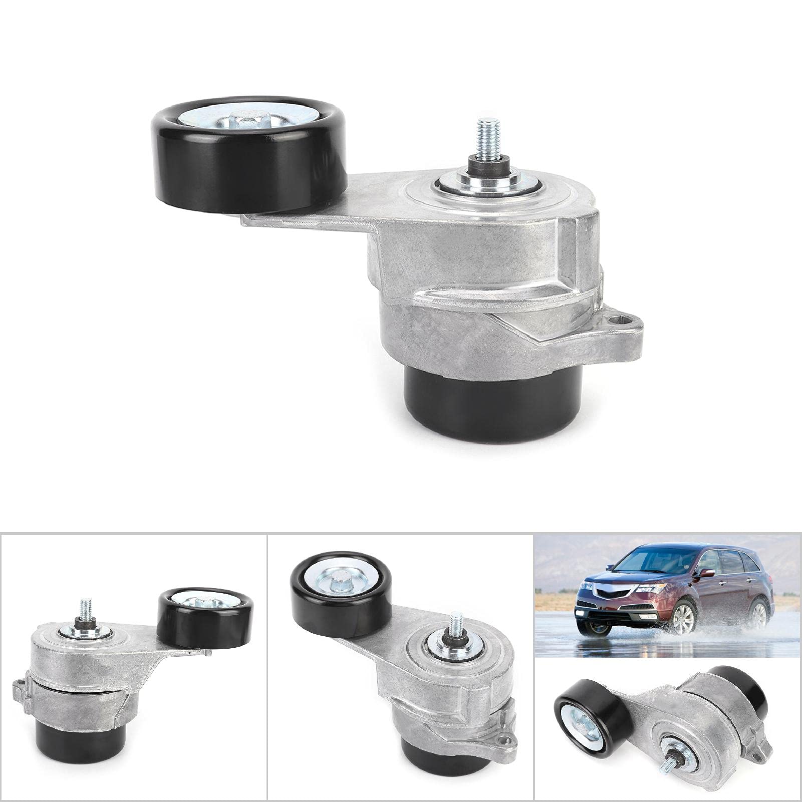 Kikumi Polea Tensora de Correa de Distribución Polea Loca Tensor Automático 31170-A01 con Aleación de Aluminio Apto para Odyssey Pilot Ridgeline MDX RL TL Z