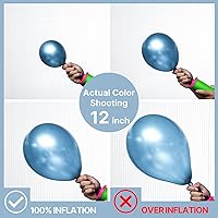 Vista 3 de PartyWoo - G119 - Globos para arco o guirnalda para decoraciones de fiestas, paquete de diferentes tamaños: 5, 10, 12, y 18 pulgadas, 100