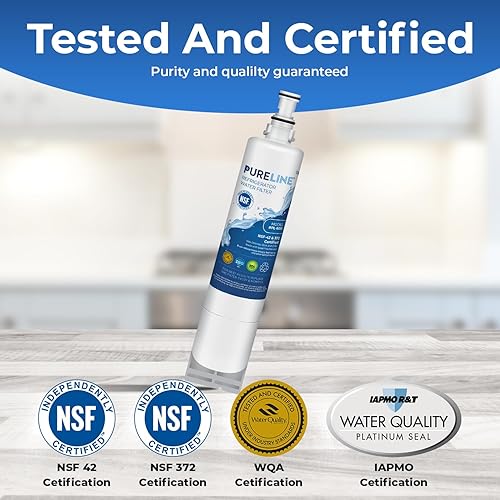 Miniatura 2 de Pure Line Filtro de agua, compatible con los modelos Whirlpool 4396510, W10186668, NLC240V, 4396510, WF285, 4392857, 4396163, 4396547, 8212491,
