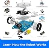Makeblock mBot Coding Robot for Kids 8-12, Programmable Robot Compatible with Scratch and Arduino, Detects Obstacles, Follow Line, Arduino Coding Kit for Boys and Girls