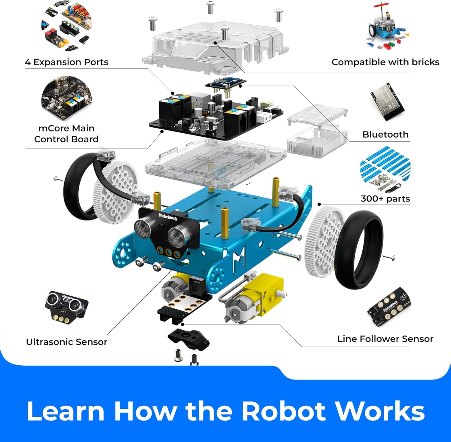 Makeblock mBot assembly steps